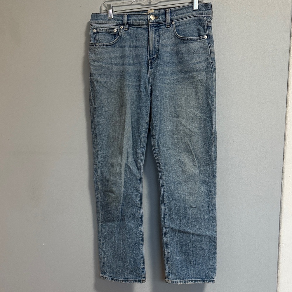 Madewell Denim Blue Straight Leg Jeans